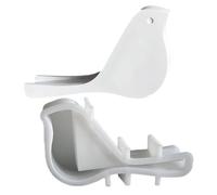 Moule de moulage en résine - Plâtre d'ornements en forme d'oiseau, moule de rangement de cartes anti-adhésif | Support de rangement de cartes d'animaux mignons pour fabrication de cartes, loisirs