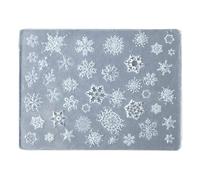 Moule de moulage en silicone avec motif en relief pour la fabrication d'ongles, pochoirs de sculpture pour salon