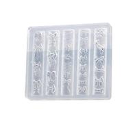 Moule de nail art en silicone durable, flexible, design réutilisable pour la maison et modèle professionnel de nail art