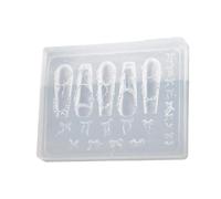 Moule de nail art en silicone durable, flexible, design réutilisable pour la maison et modèle professionnel de nail art