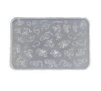 Moule de nail art polyvalent pour décorations d'ongles, décorations d'ongles, modèles en silicone, moules à ongles en silicone