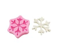 Moule de Noël en silicone multi-usage 7 formes de cloches de flocon de neige, kits d ' artisanat d ' ornement en plâtre parfumé pour la décoration de la maison de vacances