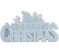 Moule De Noël Pour Décoration D'arbre De Noël Moules En Silicone Époxy En Cristal Lettre De Noël Moule Silicone Epoxy Merry Christmas Sapin De Noël Signe De Noël Pour Artisanat De Bricolage De Noël