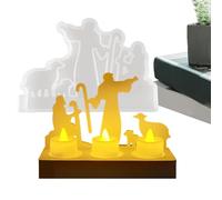 Moule de Pâques en forme de Jésus - Moule en résine époxy - Moule en plâtre - Libération facile pour fondant, desserts