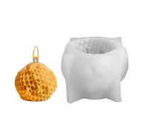 Moule de peigne de miel en silicone, cylindre d’abeille, moule de savon et de bougie, résine animal art pour décoration à la maison