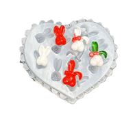 Moule de pince à cheveux en silicone flexible avec formes, A | Moule artisanal Portable en forme de lapin, épingle à cheveux, moules adaptés à l ' artisanat des,