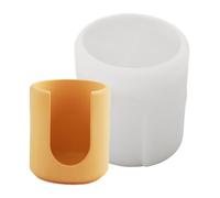 Moule de plantation en silicone pour moulage de résine - Démoulage facile - Pot de fleurs rond en silicone - Pour bricolage à la maison, plâtre, bricolage, rangement