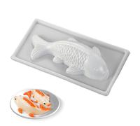 Moule de poisson, moule à poissons en or, Moules de gelée en forme de poisson créatives, Accessoires de cuisson de cuisine, outil de modèle de cuisson multifonctionnel pour la gelée, le gâteau, le fon