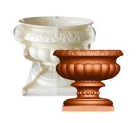 Moule De Pot De - Forme De Jardinière En Béton, Boîte De Rangement De Bijoux, Outil De Moulage En Silicone | Moule En Argile De Ciment Réutilisable, Outil De Fabrication D'artisanat D'art Pour