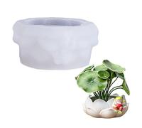 Moule de Pots de fleurs en Silicone Flexible, pour l ' artisanat, la décoration de la maison et du bureau, jardinière Unique, moule de fabrication, moule en Silicone