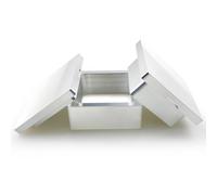 Moule de pré-presse de colophane carré de 5,2x5,2 cm, moule de pré-presse en métal pour l'extraction sans solvant de bricolage