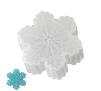 Moule de projet de cire de Noël en silicone flexible, forme de fabrication de bougies 3D pour la décoration saisonnière de la maison et les idées d ' hiver