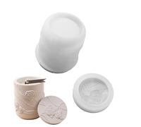 Moule de rangement en silicone souple pour récipients décoratifs en résine, pour les amateurs de fabrication de bijoux