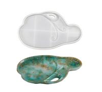 Moule de rangement irrégulier en silicone pour présentoir à bijoux en résine époxy