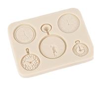 Moule De Roue De Montre en Silicone Watch Wheels Candy Moule pour Décoration De Gâteau De Sucre, Fondant Chocolate Polymer Crafting DIY Moule