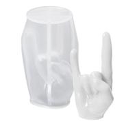 Moule de sculpture de doigt épais - Moule en silicone semi-transparent - Moule en silicone moulé à la main - Modèle de doigt anti-adhésif pour artisanat fait à la main, décoration artistique de la