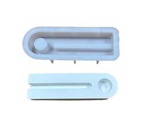 Moule de silicone à la maison - Moule de bougeoir en forme de cœur, moul à plateau votif romantique pour moulage en résine, 6.18x2.2x1.1In bricolage Epoxy Art Candle Bray | Pièce maîtresse de la tabl