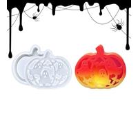 Moule De Silicone À Lanternes À La Halloween, Mouleur En Résine De, Moule À Moulage Époxy, Plaisir Festif Créatif, Design Facile À Utiliser, 1 Pièce, Pour La Résine Ou Le Savon