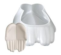 Moule de silicone à main à main - Moule de plateau de palmier créatif pour fabrication du festival, outil d'art antiadhésif pour les décorations de mariage de la salle de classe à domicile bricolage,