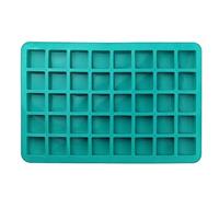 Moule de silicone au chocolat 40-cavité carré moules de bonbons moule fondant grille..