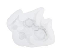 Moule de Silicone de Forme de Fleur, Preuve de Déchirure et Libération Facile pour la Fabrication de Savon, les Bougies, la Résine avec une Texture Claire, Adaptée à Divers