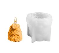 Moule de silicone en cylindre d'abeille, moule en silicone de peigne de miel, à bougie en 3D de savon de cylindre, Décoration de casting à la maison à la maison Résine Animal Art