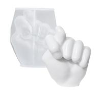 Moule de Silicone en Forme de Main - Matériau en Silicone Doux, Forme d'artisanat, Forme décorative | 3D Semi-Transparent Steform avec Un Bon détail, Silicone Forme for Craft Living Culture Saint