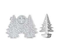 Moule De Silicone, Nettoyage Facile, 21x15.4x0,8 Cm, Moisissures De Silicone Des Arbres De Vacances, Moule De Moulage De Savon, Thème De Vacances, Pour Décoration Intérieure, École, Fête, Adultes