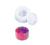 Moule De Silicone Pour La Boîte Rangement Noël Bougie Fabrication Bijoux Créatif En Résine Artistique Silicone