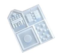 Moule De Silicone Pratique Pour La Création Chandelles La Maison Cœur Moule Léger En Silicone Pour L'artisanat Et Les Cadeaux Délicats Projet D'artisanat Familial