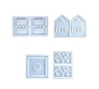 Moule De Silicone Pratique Pour La Création Chandelles La Maison Cœur Moule Léger En Silicone Pour L'artisanat Et Les Cadeaux Délicats Projet D'artisanat Familial