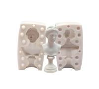 Moule de statue de buste de Laocoon - Moule à bougie Venus 3D, Venus Goddess Bougie Moule, Laocon Bust Statue Moule | Outil de fabrication de plâtre de savon de bougies de bricolage, pour faire du riz