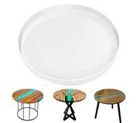 Moule de table en résine de 50 cm, grand moule rond en silicone, moule de table en résine époxy pour charcuterie, table basse en résine rivière, décoration de bricolage pour la maison