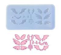 Moule De Tasse À Secouer En Résine Moulage En Silicone Résine Époxy Sables Mouvants Creux Pour Porte-clés Pendentif Fabrication Bijoux Moule Sables Mouvants D'ange Diable