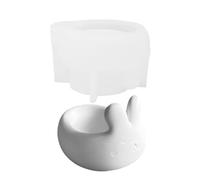 Moule de tasse de bougie | Moule de boîte de rangement de lapin - Moule de Pâques, forme facile à libérer avec votre famille et vos amis lorsque vous vous impliquez dans le plaisir de l'artisanat avec