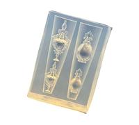 Moule De Timbre D ' Ongles En Silicone Flexible Avec Des Motifs De Vase