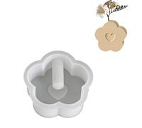Moule de vase artistique en silicone en forme de cœur, de fleur et de maison, d ' affichage de fleurs, moule pour projets artistiques en résine, fabrication de cadeaux, fournitures artisanales
