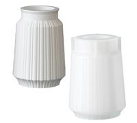 Moule de Vase artistique en Silicone, forme rayée, pour résine et décoration de maison, Pots de fleurs artistiques, moule et projets de salle de classe