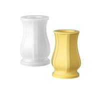 Moule de vase en silicone flexible avec texture romaine, moules de pot de fleurs faits à la main, parfaits pour les projets en béton de résine, 8, 9 x 6, 3 cm, moule de de bijoux