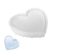 Moule de veilleuse en forme de cœur : moule polyvalent pour savon, bougies et revêtement antiadhésif pour un nettoyage facile, parfait pour les accents romantiques et les célébrations | Pour manu