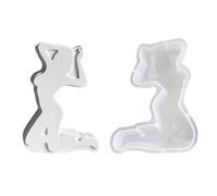 Moule de vela con forma de niña - Nuevo y hermoso molde de de yeso de belleza, molde pegamento por para cuerpo humano de niña, moule de silicone para aromaterapia, moule de silicone p