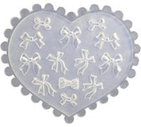 Moule décoratif en silicone pour nail art 3D - Peut être utilisé à plusieurs reprises - Nœuds pour ongles - Beauté et soins personnels - Faux ongles et accessoires