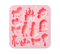 Moule décoratif en Silicone princesse, pour gâteaux, bonbons et savon artisanal