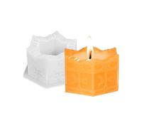Moule décoratif en silicone robuste parfumé pour la fabrication de tasses créatives et de récipients de rangement fonctionnels