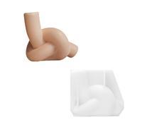 Moule décoratif en silicone - Style européen - Design corde nouée - Bougeoir pour centre de table de vacances - Moules réutilisables