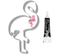 Moule découpoir xxl flamant rose + stylo de glaçage noir G