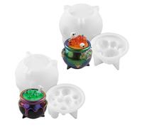 Moule d'infusion de sorcière - Statue d'Halloween - Outil de forme créative | Formulaire de versement de liquide réutilisable, cadre de décoration facile à libérer pour, garçons, filles