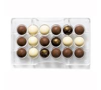 Moule Dôme Demi Sphère en polycarbonate x 18 cavités D25