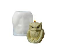 Moule D'ornement De Hibou En Silicone Facile À Utiliser Bougie Décoration Animale Pour Projets Artistiques Faits À La Main Outil Bijoux Décoration D'Halloween