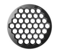 Moule efficace à 37 cavités pour une fabrication rapide et uniforme de raviolis en métal - Outil de cuisine facile à réaliser